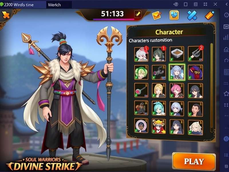 Soul Warriors Divine Strike Game Screenshot